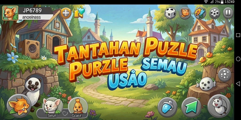 Screenshot gameplay JP6789 menampilkan tantangan puzzle yang menarik.