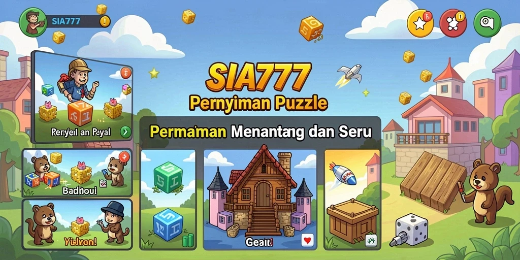 Tampilan gameplay menantang dari SIA777 yang penuh teka-teki.