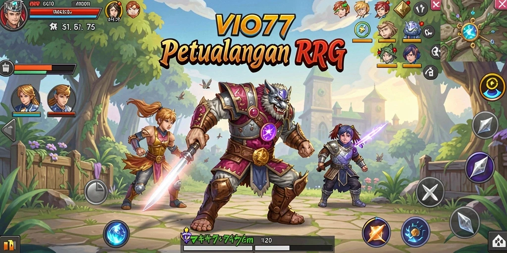 Tampilan seru dari aksi pertempuran dalam VIO77.