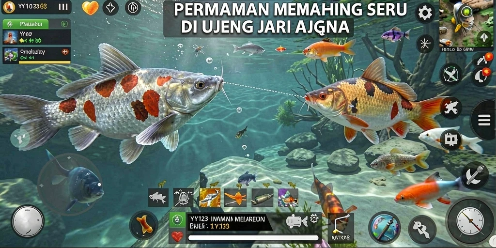 Gameplay seru memancing di YY123 dengan grafik menawan.